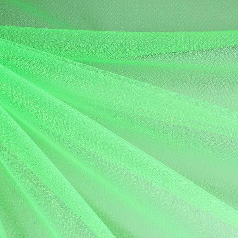 Tulle zigzag glitter fluor green