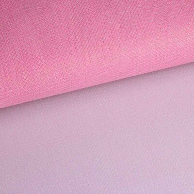 Tulle zigzag glitter pink