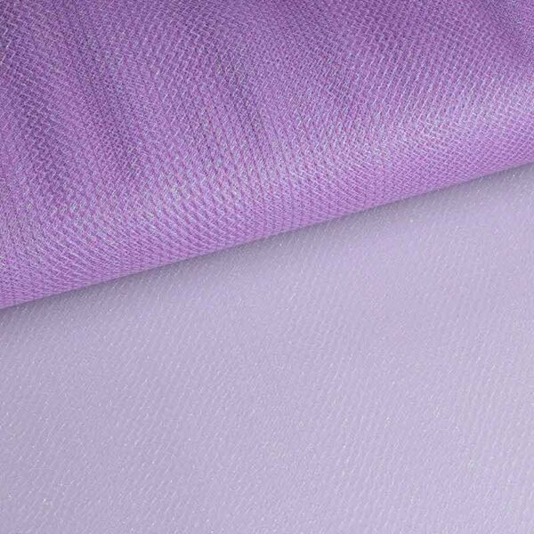 Tulle zigzag glitter lilac