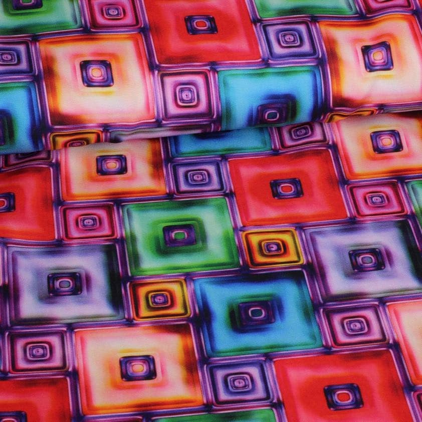 Terlenka fabric diamond fantasy digital print