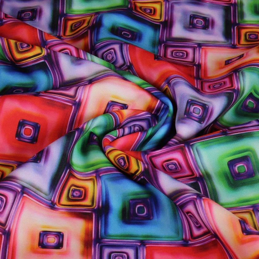 Terlenka fabric diamond fantasy digital print