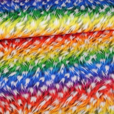 Tricot fabric feathers digital printed