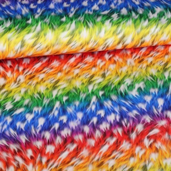 Tricot fabric feathers digital printed