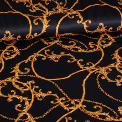 Tricot fabric digital print chain/chaîne