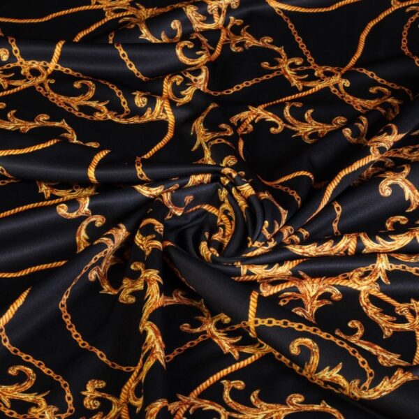 Tricot fabric digital print chain/chaîne