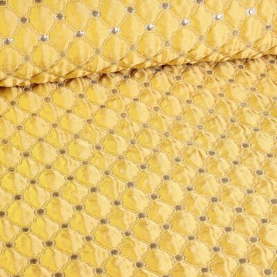Jacquard baroque fabric gold