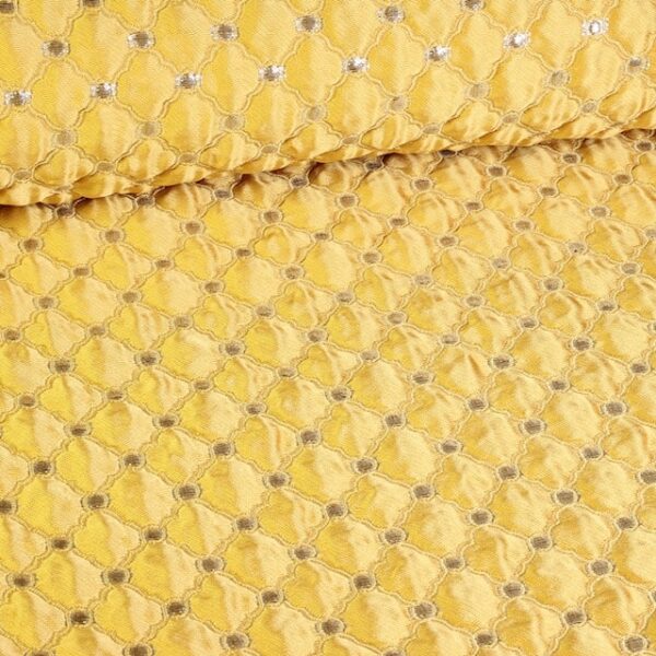 Jacquard baroque fabric gold