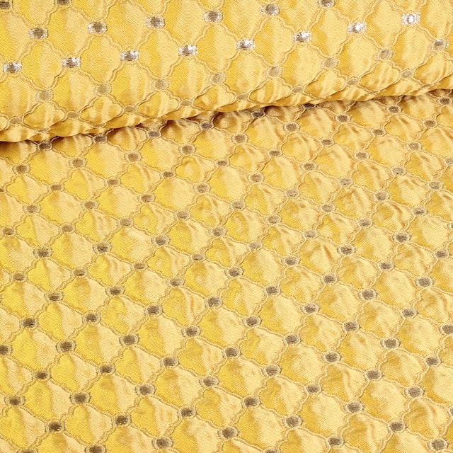 Jacquard baroque fabric gold