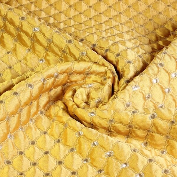 Jacquard baroque fabric gold