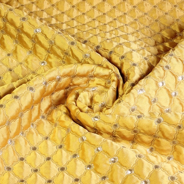 Jacquard baroque fabric gold
