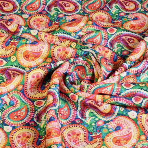 Terlenka fabric paisley digital print