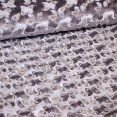Velvet fabric silver