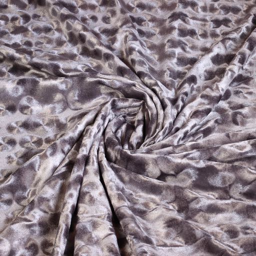 Velvet fabric silver