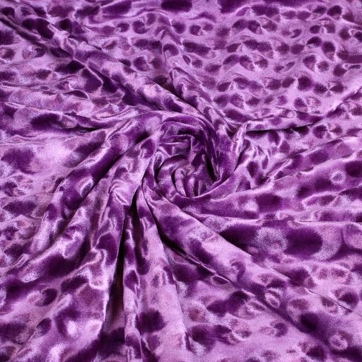 Velvet fabric purple