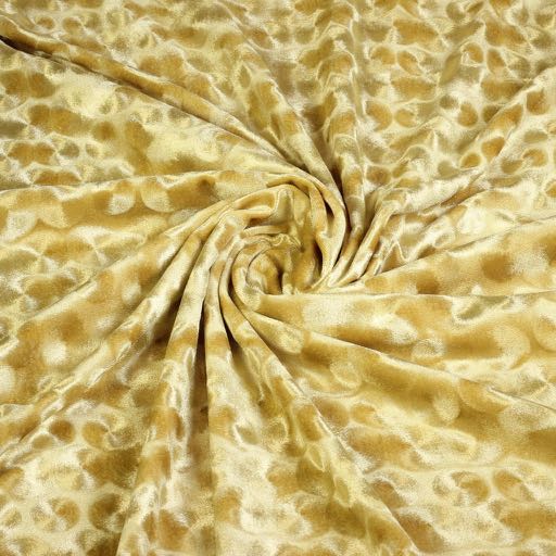 Velvet fabric gold