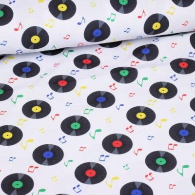 Terlenka fabric musical note