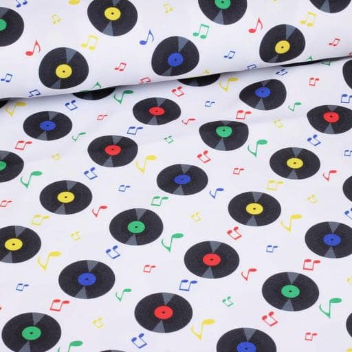 Terlenka fabric musical note