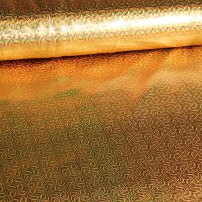 Jersey stretch Illusion Foil gold