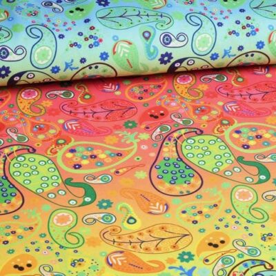 Terlenka fabric paisley digital