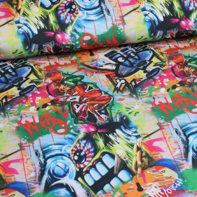 Terlenka fabric Street Art digital