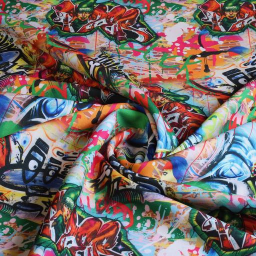 Terlenka fabric Street Art digital