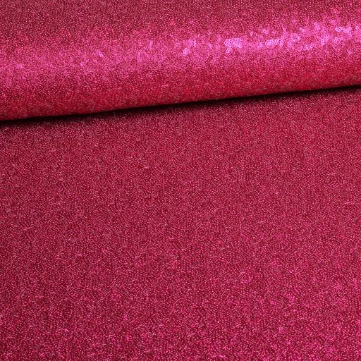 Mesh stretch sequin fabric fuchsia