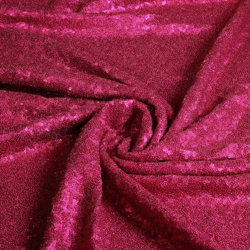 Mesh stretch sequin fabric fuchsia