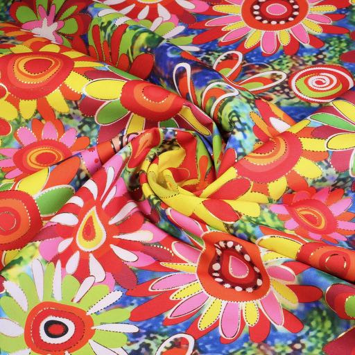 Terlenka fabric multicolor gold