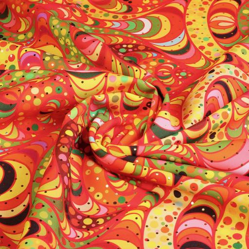 Terlenka fabric multicolor gold