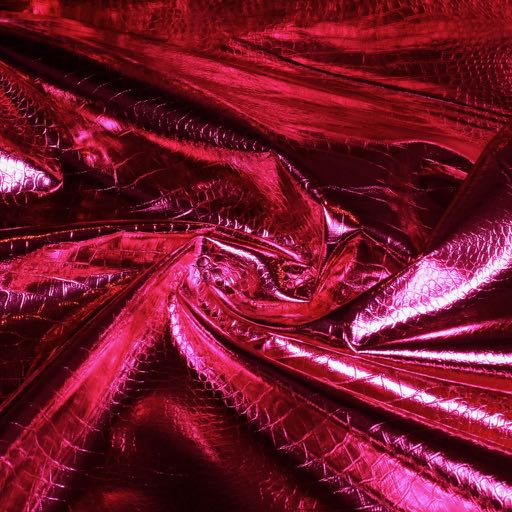 Crocodile faux leather fuchsia