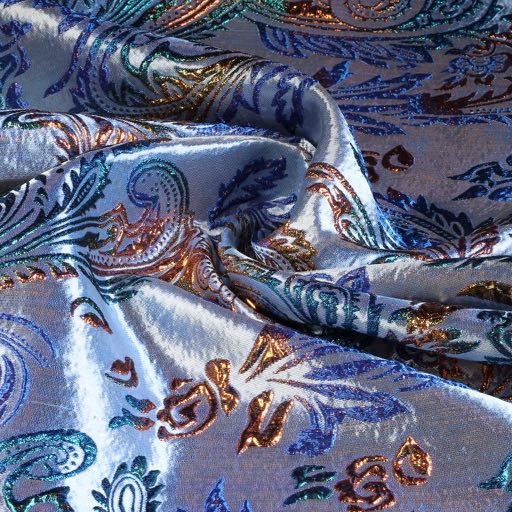Brocade Jacquard Fantasy blue