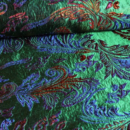 Brocade Jacquard Fantasy green