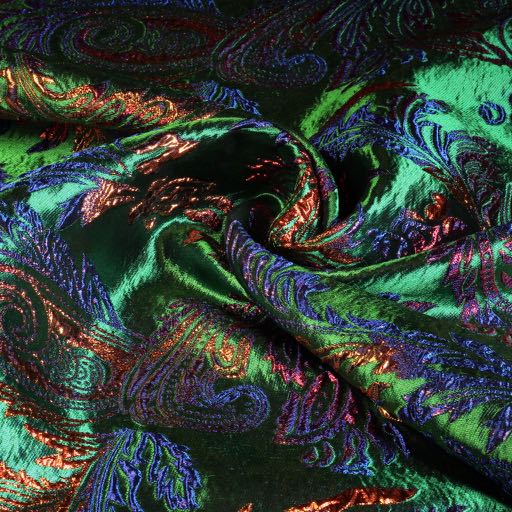 Brocade Jacquard Fantasy green