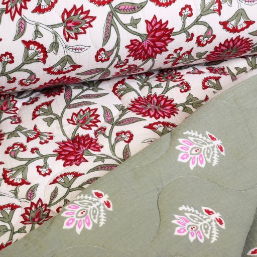 Quilted hydrophil paisley