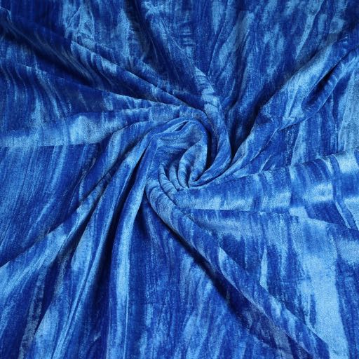 Gloss stretch velvet light blue