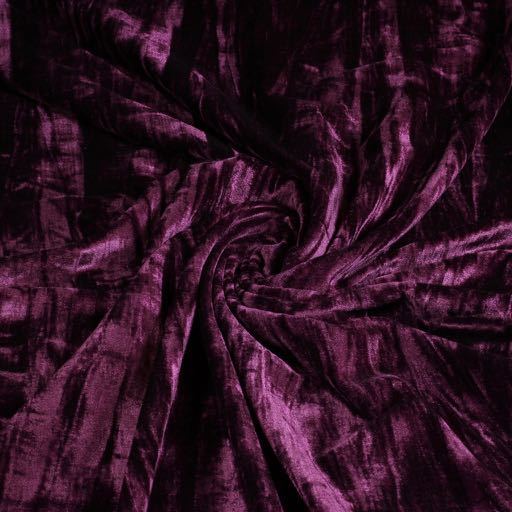 Stretch velvet fabric purple