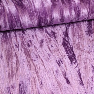 Stretch velvet fabric lila