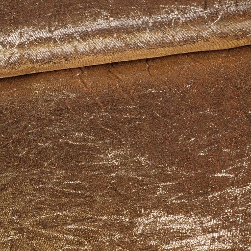 Lurex fabric crinkled gold