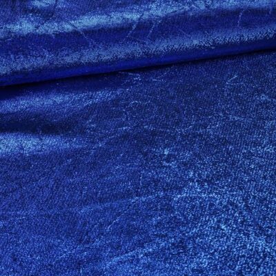 Lurex fabric cobalt