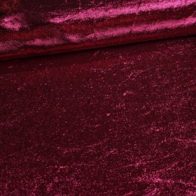 Lurex fabric fuchsia crinkled