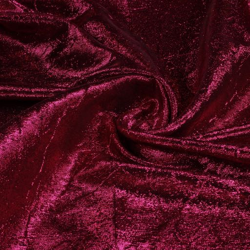 Lurex fabric fuchsia crinkled