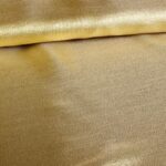 Fancy Organza crepe stof goud