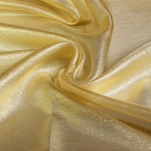Fancy Organza Crepe fabric gold