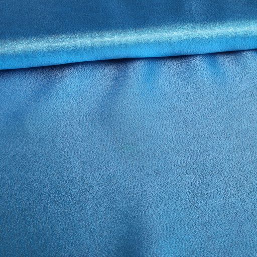 Fancy Organza crepe fabric aqua