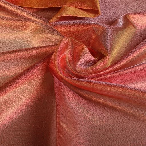 Fancy Organza Crepe fabric orange
