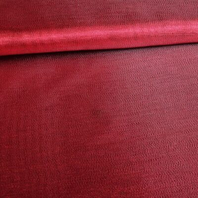 Fancy Organza Crepe fabric red