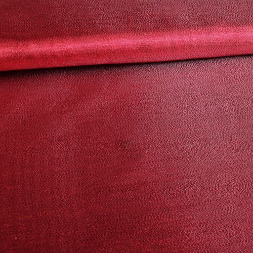 Fancy Organza Crepe fabric red