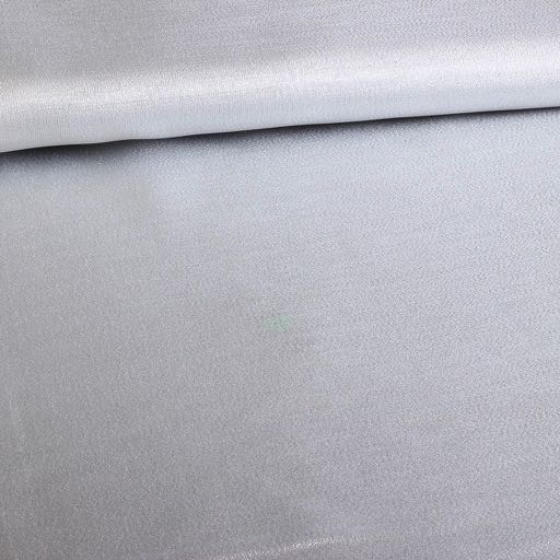 Fancy Organza Crepe fabric silver