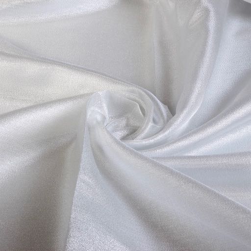 Fancy Organza Crepe fabric silver