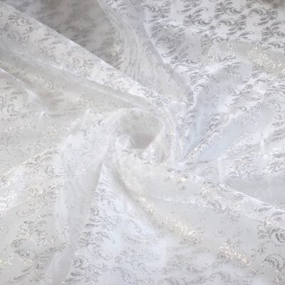 Organza fabric white